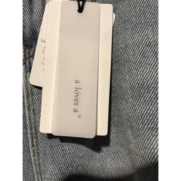 A Loves A High Rise Wide Leg Women’s Jeans Size 29 NWT - Picture 3 of 6